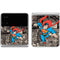 DC Comics Superman Vintage Action pose pattern Galaxy Z Flip4 5G Skin